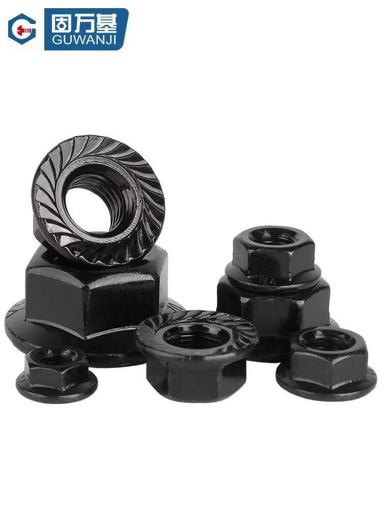 316 Stainless Steel Flange Nut Hexagonal Anti-loosening Screw with Pad Anti-slip Nut M - Image 2