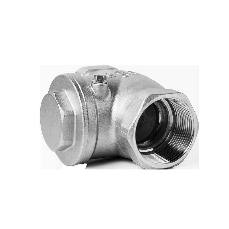 304 Stainless Steel Swing Check H14W Horizontal Swinging Threaded One-Way Valve for Water Pipe - Image 2