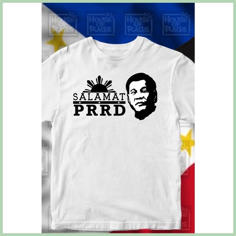 ↔ ⇩ ∥ ∭ 2022 new Salamat PRRD T - Shirt ( President Rodrigo Roa Duterte ) - House of Rags - Apparel — view 3
