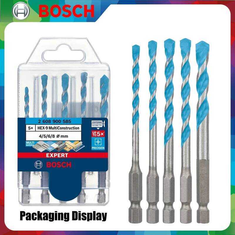 BOSCH 1 Cf 2608900585 EXPERT Hex-9 Multifunctional Precise Drilg Metal Alloy Punching Triangle Dril