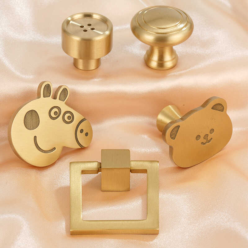 Solid Brass Single Long Hole Invisible Concealed Furniture Hardware for Clothes, Shoes, Kitchen - Image 2