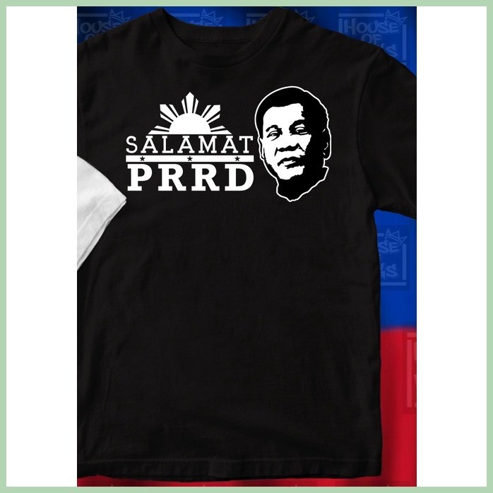 ↔ ⇩ ∥ ∭ 2022 new Salamat PRRD T - Shirt ( President Rodrigo Roa Duterte ) - House of Rags - Apparel — view 2