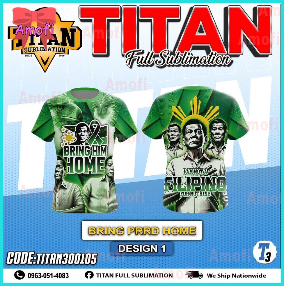 ⚖ ◨ 【Ready Stock】NEW DESIGN Full sublimation T-Shirt for men I STAND WITH TATAY DIGONG Proud Filipi - Image 8