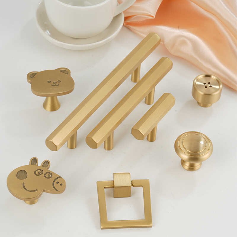 Solid Brass Single Long Hole Invisible Concealed Furniture Hardware for Clothes, Shoes, Kitchen - Image 4