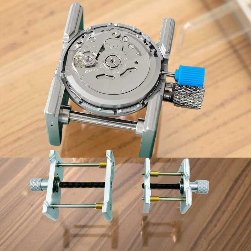 2 Professional Watch Movement Holder & Case Clamp Repair Tool, In 1 Fixed Base For 4039 4040, - Image 4