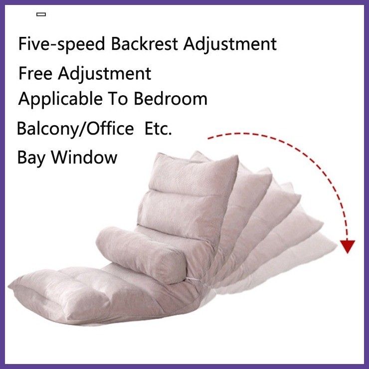Lazy Folding Sofa Tatami Lazy Sofa Chair Sofa Tatami Sofa Bed Backrest and Home Sofa - Image 2