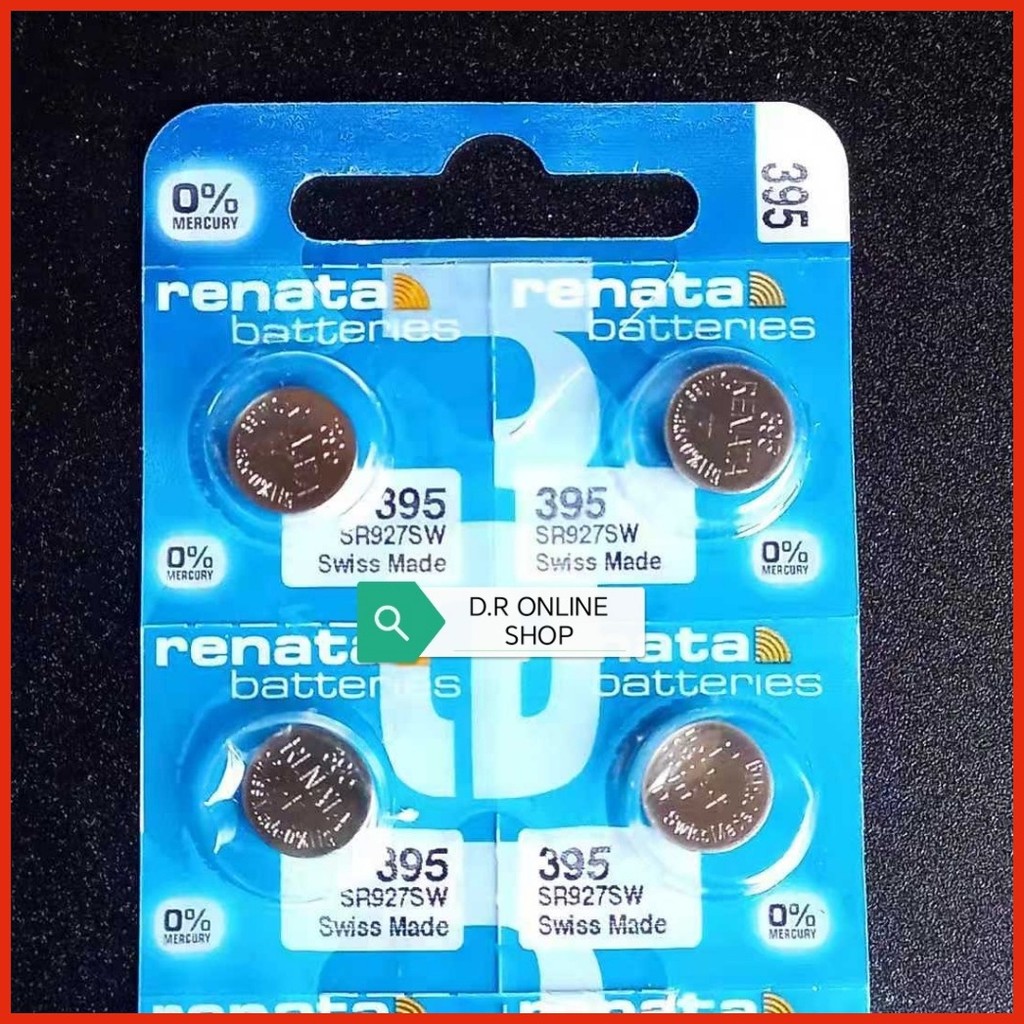 ๑ ஐ RENATA SR927SW 395 ORIGINAL RENATA SILVER OXIDE WATCH BATTERY - Image 2