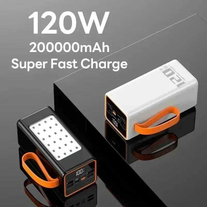 fitment 120W Fast Charging 500000Mah premium Large Capacity Power Bank External Spare Battery With - Image 5