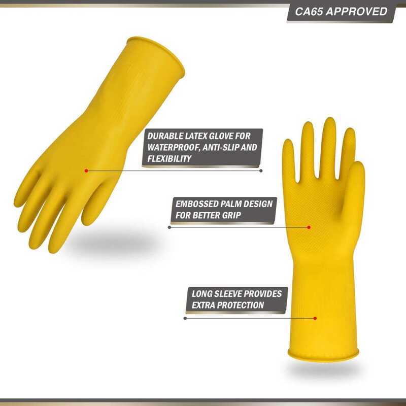 8D3 Industrial Reusable Gloves Household Cleaning Dishwashing Kitchen Glove, -99 Deals 5E3 Welcome - Image 2