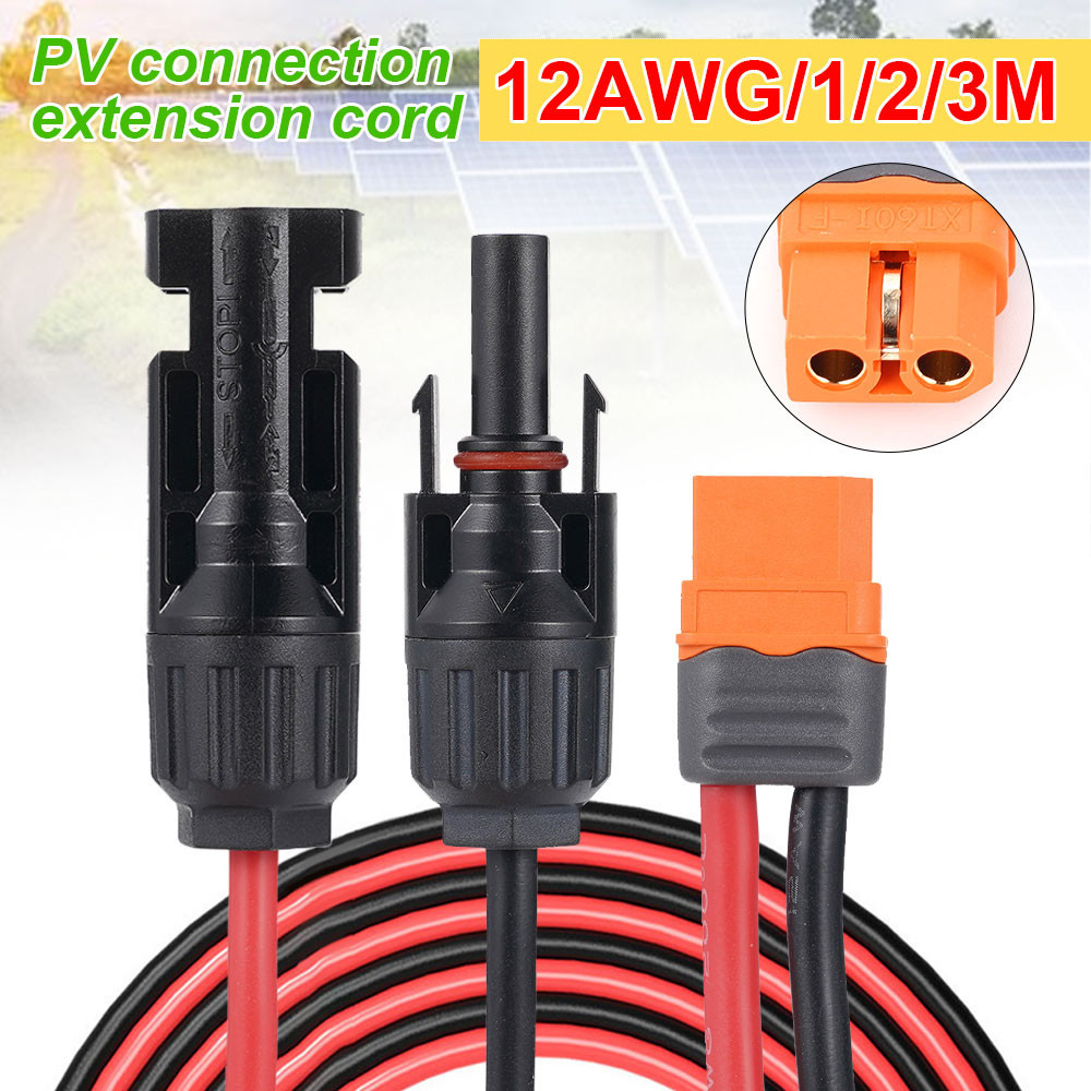 Solar Charge Cable Connector Professional MC4 to XT60i Solar Charge Adapter  Solar Panel Cable — view 8