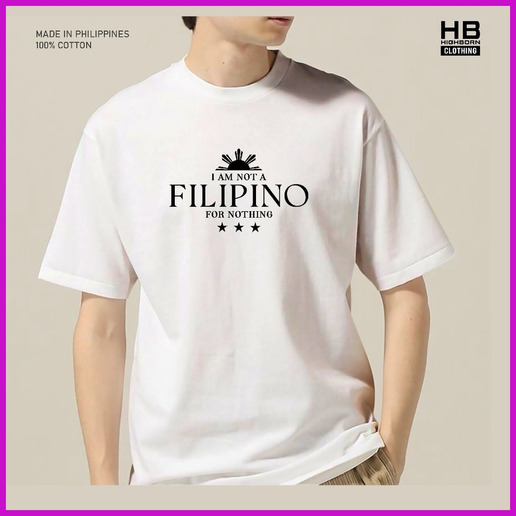 ◨ ℗ I am not a FILIPINO for nothing T-Shirt Philippines Pinoy Shirt Unisex Plus Size Duterte V141 - Image 7