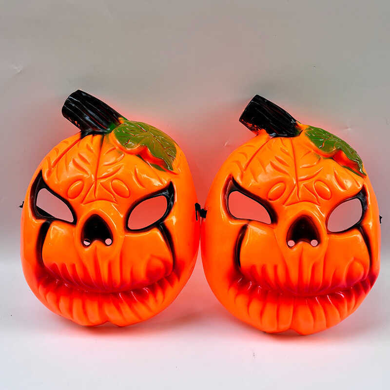 Halloween Carnival Pumpkin Horror Full Face Mask Party Haunted House Scary Costume Prop Pumpkin Mask
