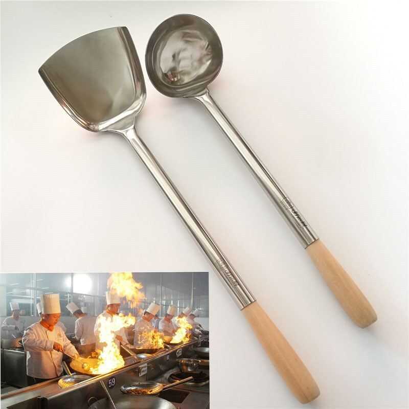 Portable Stainless Steel Spatula Shovel Turner Ladle Kitchen Cooking Utensil 6Ce 0F8 519 E0a 8D5 0F
