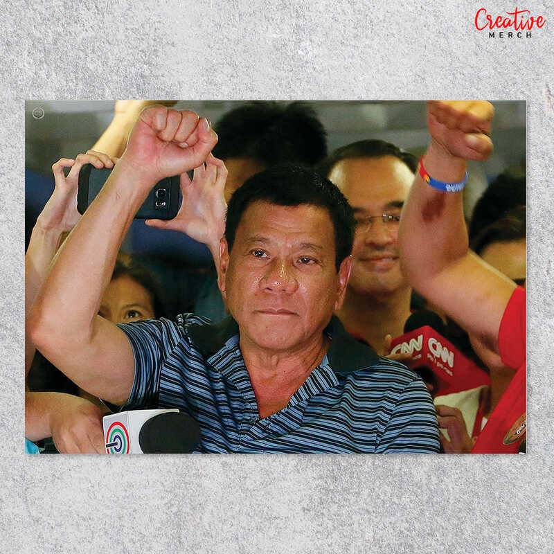 Former Ph President Rodrigo Duterte HD Poster Print A3 Size (12X17in) By Creative Merch 6Fd — view 6