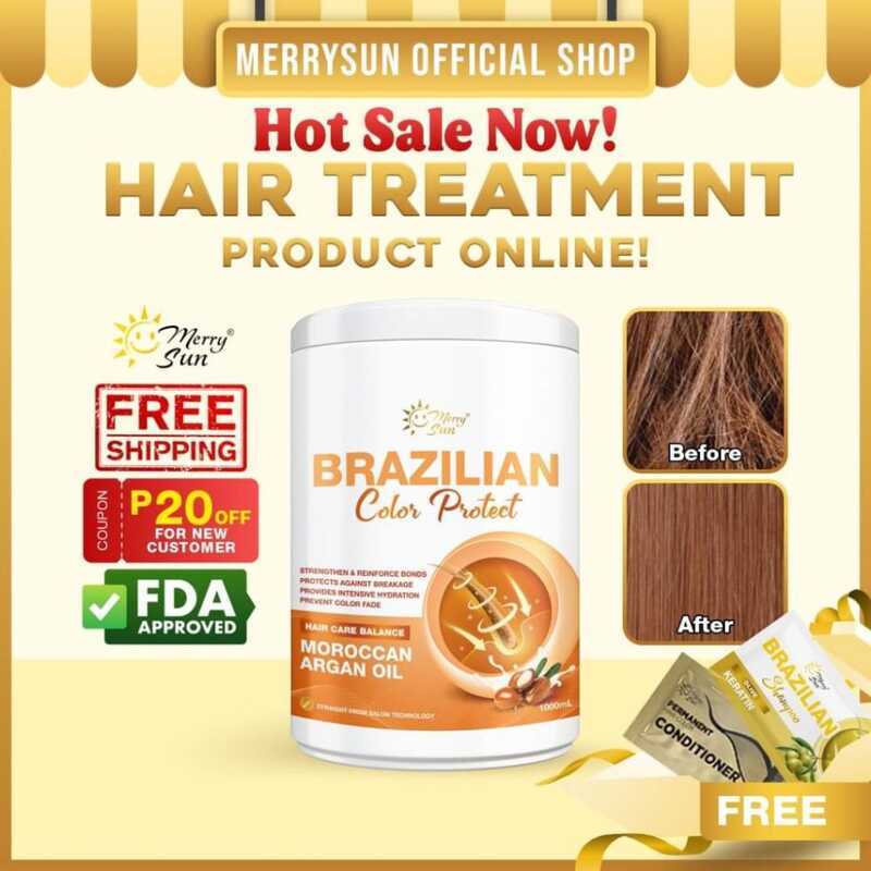 Brazilian Merry Sun Color Protect Moroccan Argan Oil Care Treatment Duo Pack - Strengthening & 29A - Image 3