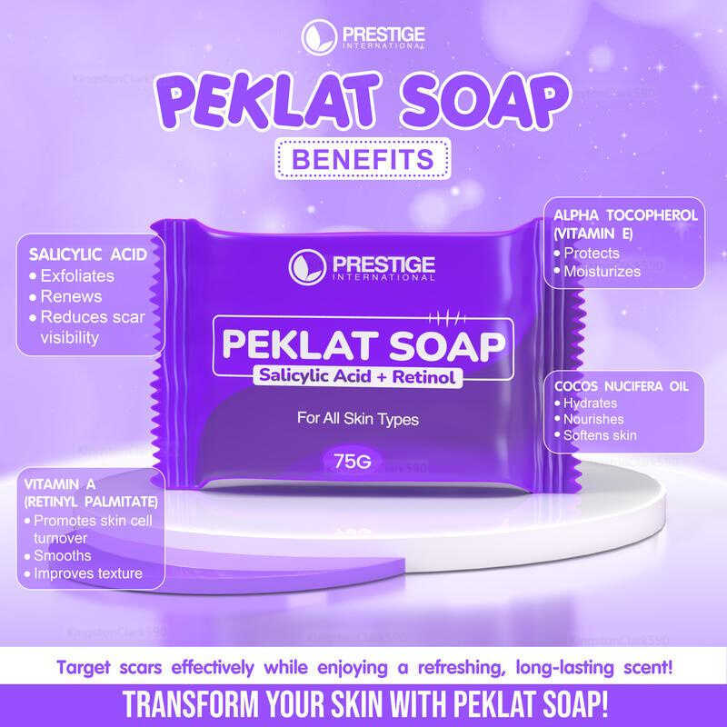 G PRESTIGE PEKLAT SOAP Salicylic Acid Retinol For Skin Repair Care Gentle Formula A