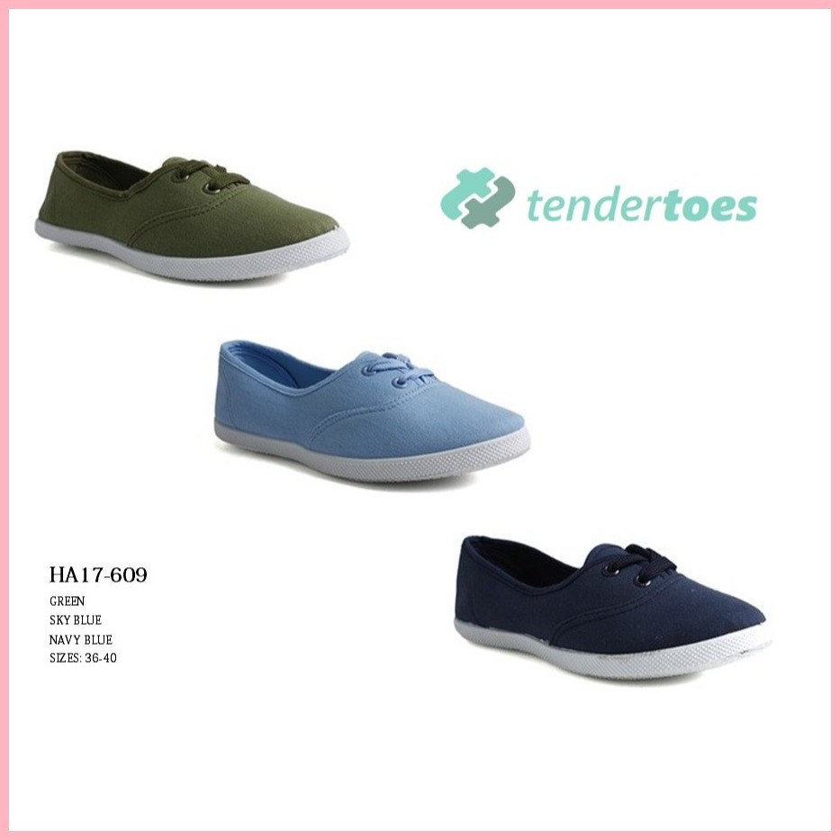Ladies Canvas Shoes ( HA17 - 609 )Tendertoes