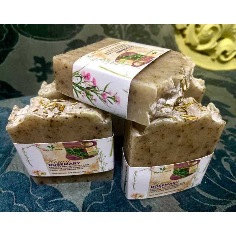 Organic Honey Rosemary Handmade Soa For Acne Rone And Dull Skin 110 Grams All Natural 3 - Image 2