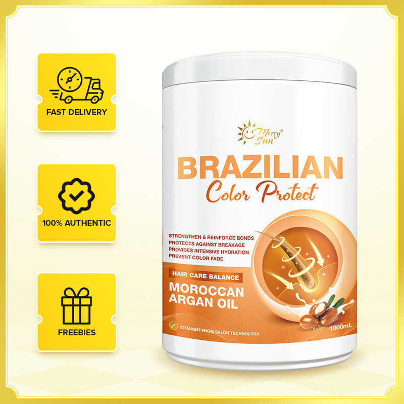 Brazilian Merry Sun Color Protect Moroccan Argan Oil Care Treatment Duo Pack - Strengthening & 29A - Image 4