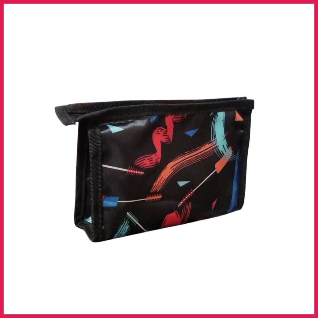 Canvas Pouch with Zipper Travel Makeup Organizer - Image 3