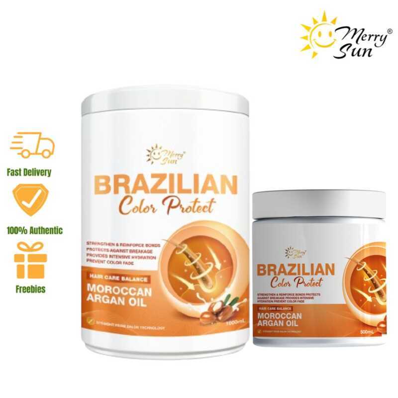 Brazilian Merry Sun Color Protect Moroccan Argan Oil Care Treatment Duo Pack - Strengthening & 29A - Image 2