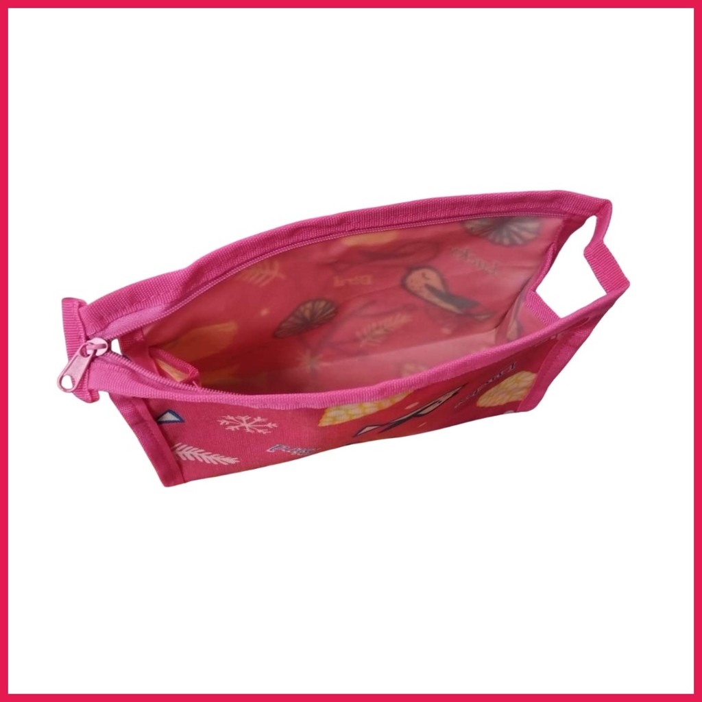 Canvas Pouch with Zipper Travel Makeup Organizer - Image 5