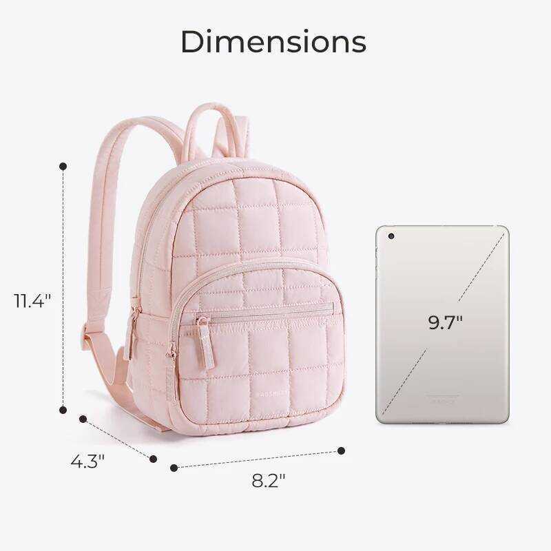 Backpac BAGSMART = Small Women Cute Girl College Book Multi-Function Mini Daypack For Leisure C = - Image 4