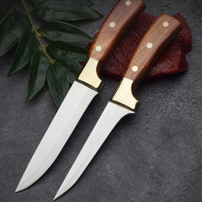Butcher Original Japanese Boning Nipiin Double Chop Bone Forged Fish Head Meat Cleaver ChefS 26C