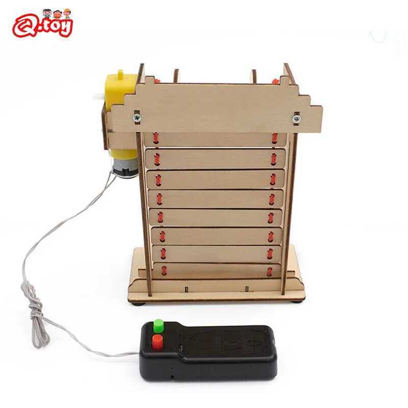 DIY Electric Shutter Roll Gate Model STEM Kit Experiment Tool Science Toy Educational F