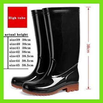 Rain boots for women's rubber shoes hight quality - Image 2