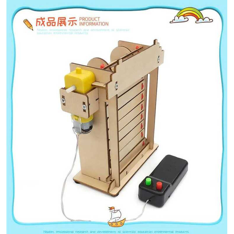 DIY Electric Shutter Roll Gate Model STEM Kit Experiment Tool Science Toy Educational F - Image 4