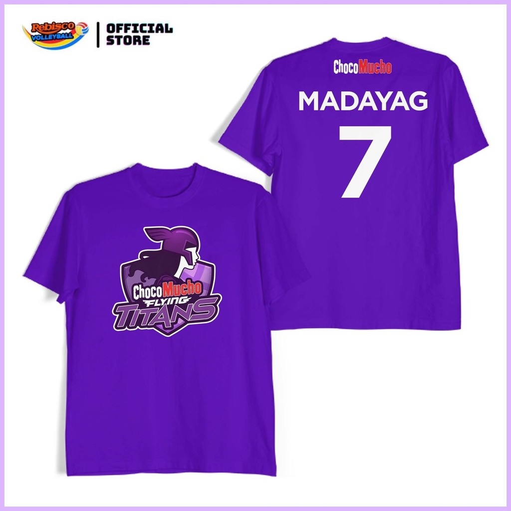Choco Mucho Flying Titans "Madayag" Shirsey (Shirt and Jersey In One) Official Merchandise- Pur - Image 3