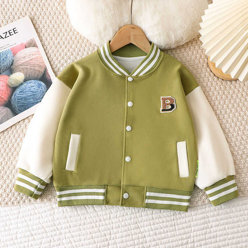 | JIFANPAUL Spring Autumn Baby Baseball Jacket | - Image 2