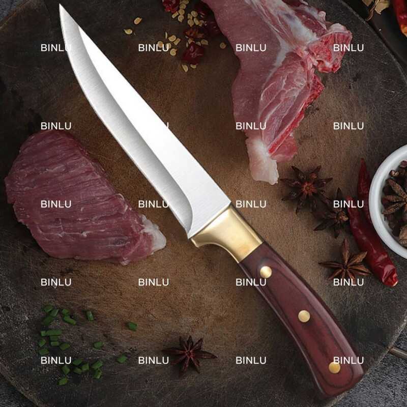 Butcher Original Japanese Boning Nipiin Double Chop Bone Forged Fish Head Meat Cleaver ChefS 26C - Image 3