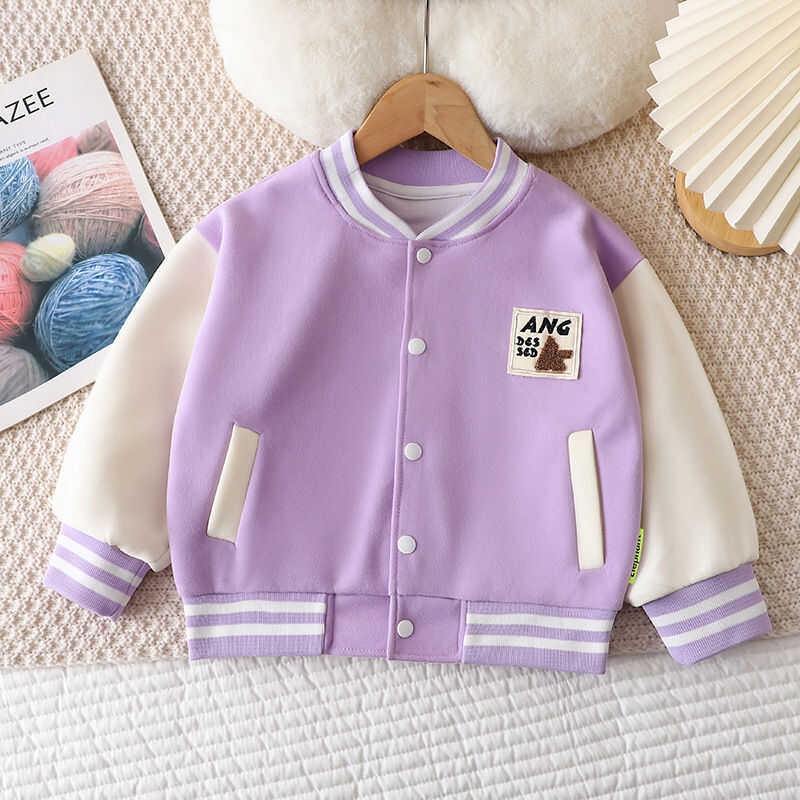 | JIFANPAUL Spring Autumn Baby Baseball Jacket | - Image 3
