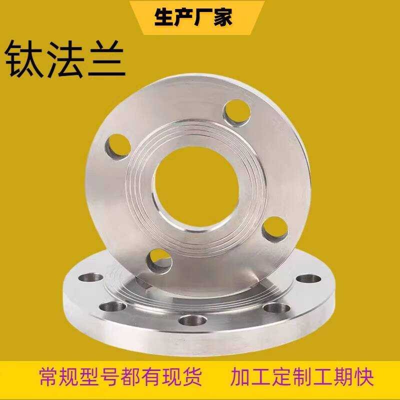 TA1 TA2 Pure PN10 16 Flat Welding TA10 Titanium Alloy High Pressure Flange
