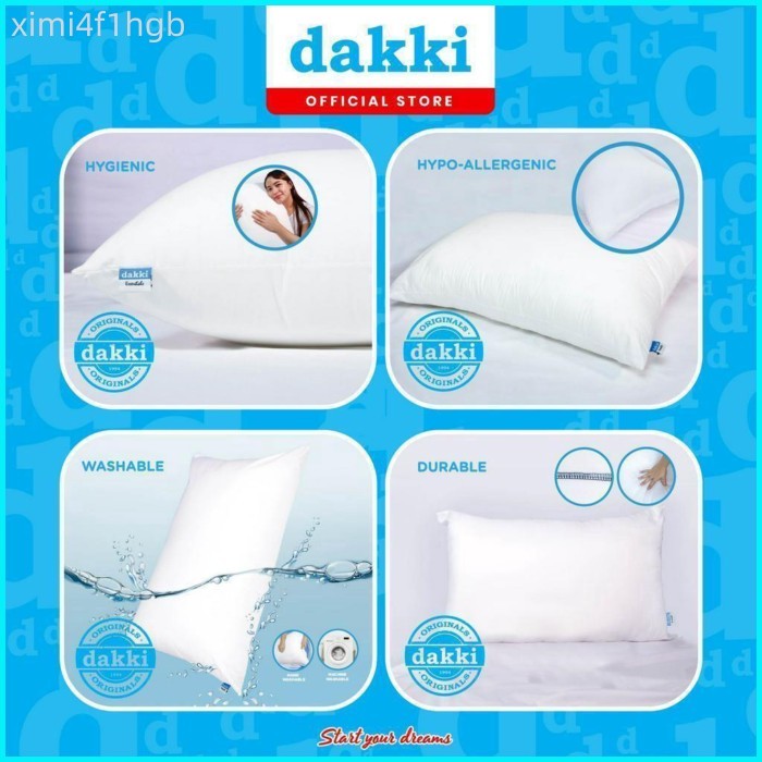 hotitem Dakki NAPS SAVERS DEAL Buy 1 take 1 16"x26" White Medium Soft Pillow - Image 4