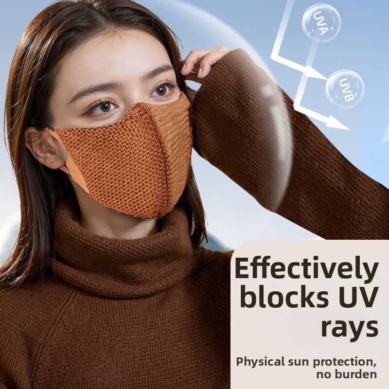 | Warm XTEP Wool Knit Mask Windproof Sun Protection 108 | - Image 5