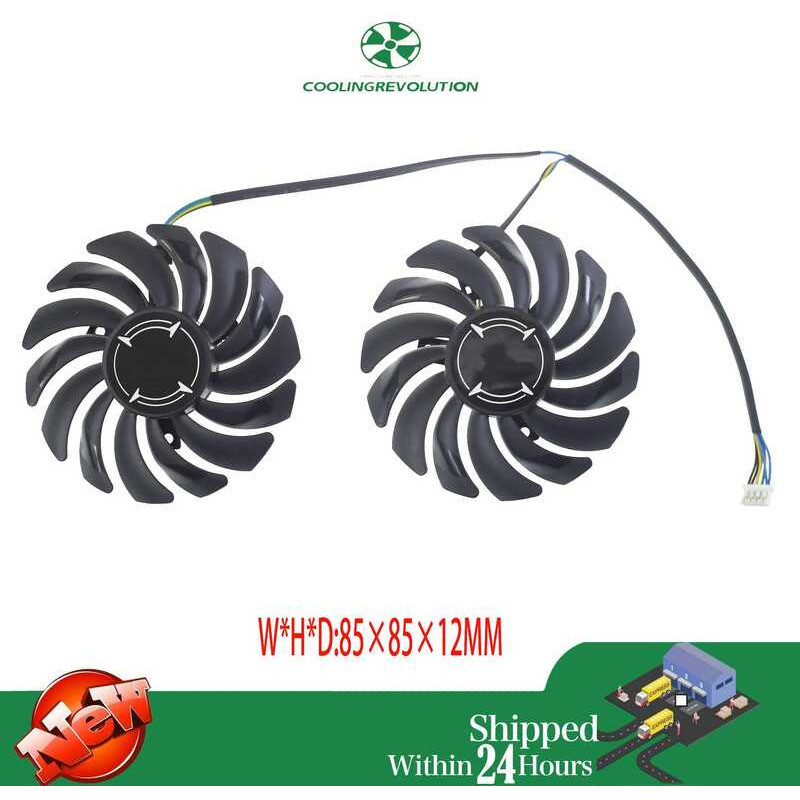 85mm Graphics Card Cooler Fan For MSI RX470 RX480 RX570 RX580 Armor