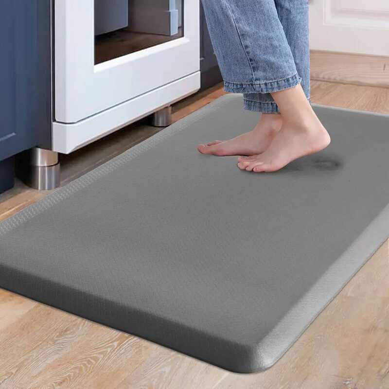 Kitchen Mat, Anti-Igue Standing Mat With PVC Waterproofing, Non-Slip Rug , Waterproofing,