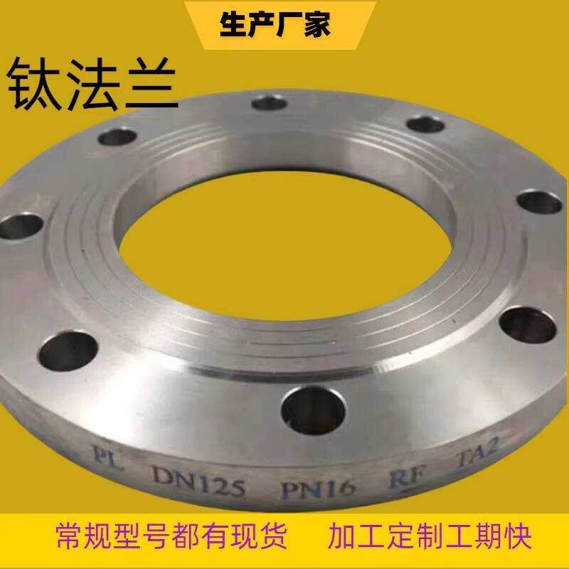 TA1 TA2 Pure PN10 16 Flat Welding TA10 Titanium Alloy High Pressure Flange - Image 2