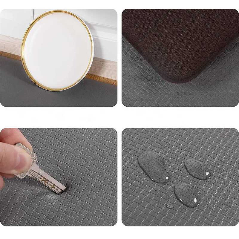 Kitchen Mat, Anti-Igue Standing Mat With PVC Waterproofing, Non-Slip Rug , Waterproofing, - Image 2
