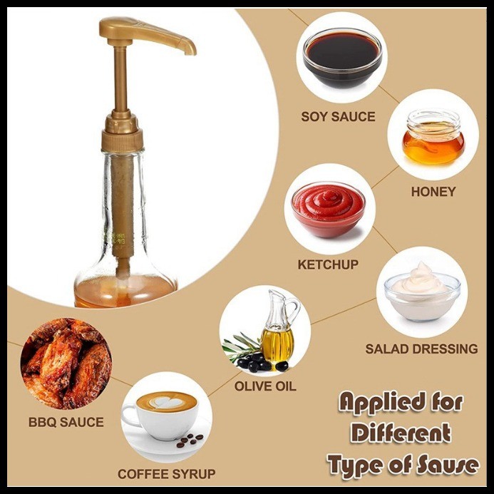 375ml Bottle Coffee Milk Tea Pump Head - Image 2