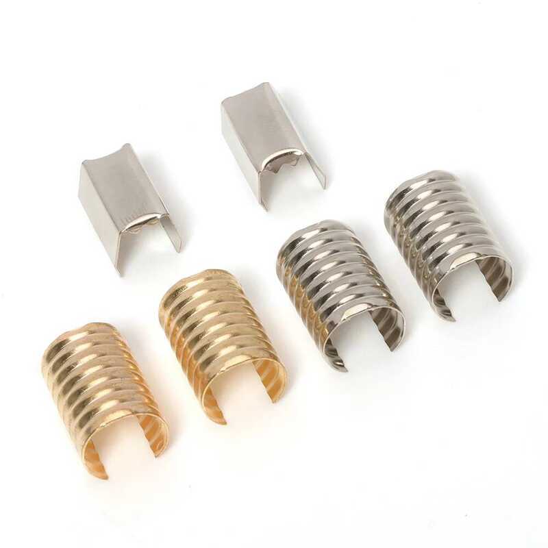X Pcs Lot Mm Round Fastener Crimping Rope Cord String Foldable Clip Accessories For Diy Jewelry - Image 4