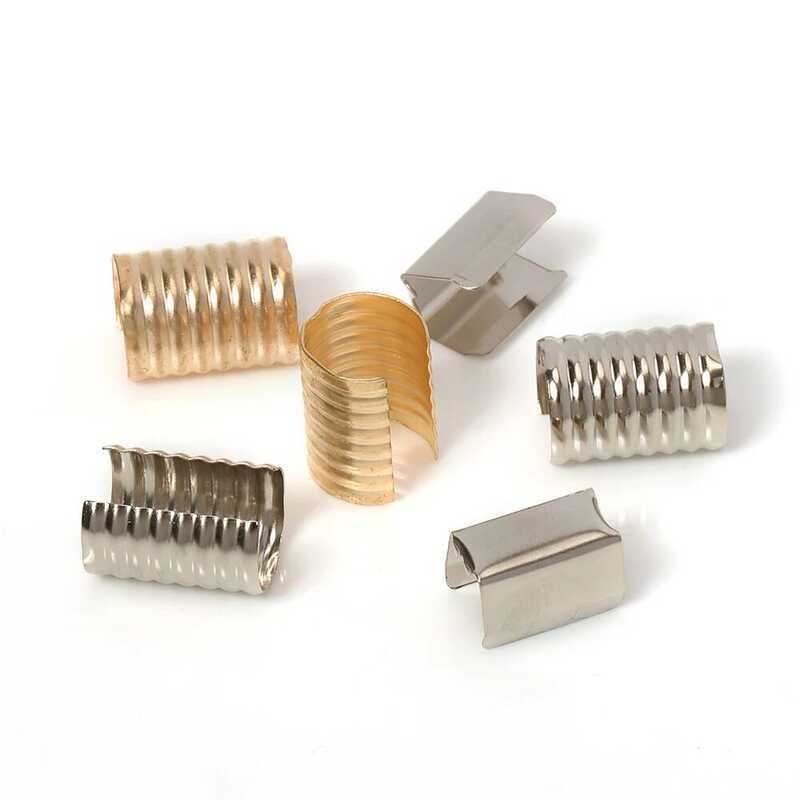 X Pcs Lot Mm Round Fastener Crimping Rope Cord String Foldable Clip Accessories For Diy Jewelry - Image 5
