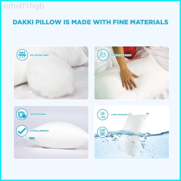 hotitem Dakki NAPS SAVERS DEAL Buy 1 take 1 16"x26" White Medium Soft Pillow - Image 2