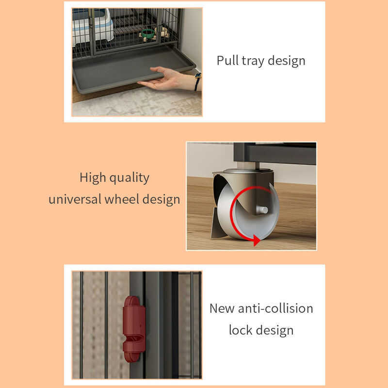 Heavy House Cage Duty 3Layer Pet Cage Big Size Large Platform Cat Villa White For Many Cats 6Dc - Image 4