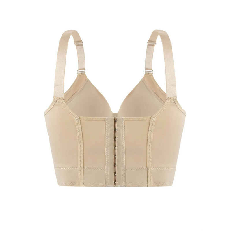 Size 2Pcs European Underwire With Steel Ring, Gathered Anti Sagging Bra, Sporty And Beautiful Back, - Image 3