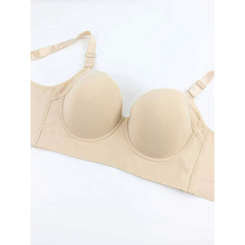Size 2Pcs European Underwire With Steel Ring, Gathered Anti Sagging Bra, Sporty And Beautiful Back, - Image 4