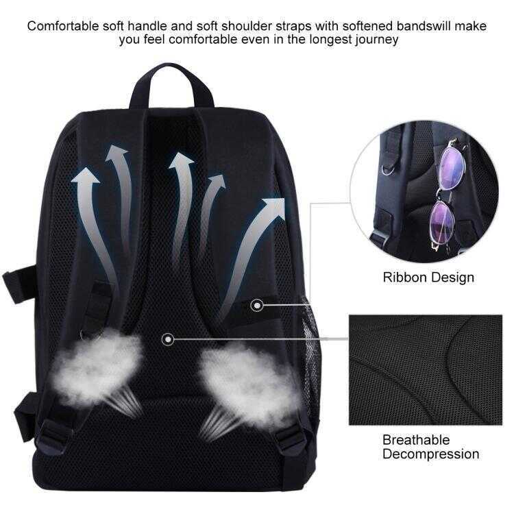 Pu5011 Outdoor PULUZ Portable Waterproof & Scratch-Proof Dual Shoulders Backpack Camera Bag With 8B